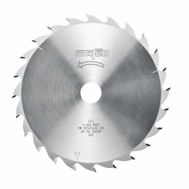 Sägeblatt-HM - 237 x 1,8/2,5 x 30 mm, Z 24, WZ, für Längs- und Querschnitte