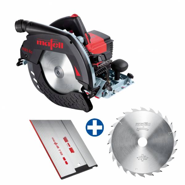 Handkreissäge K85Ec im L-Max + Führungsschiene F 160 + Sägeblatt-HM